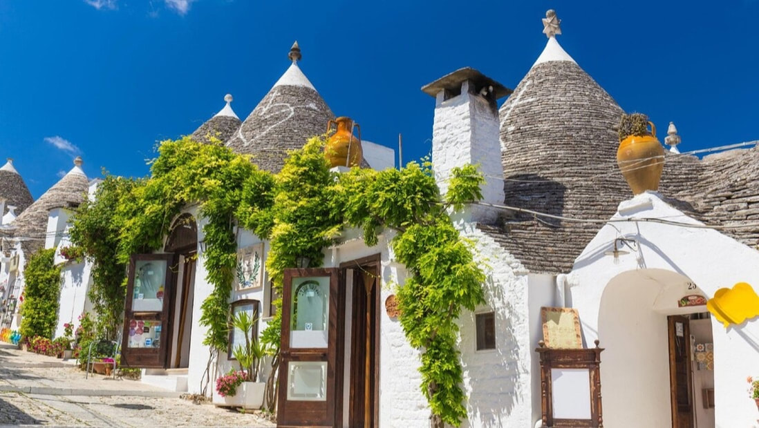 De trulli van Alberobello, UNESCO-werelderfgoed in de Valle d'Itria