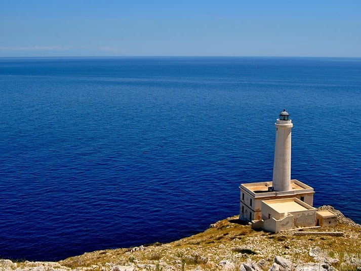 Santa Maria di Leuca, waar de Ionische en de Adriatische Zee elkaar raken